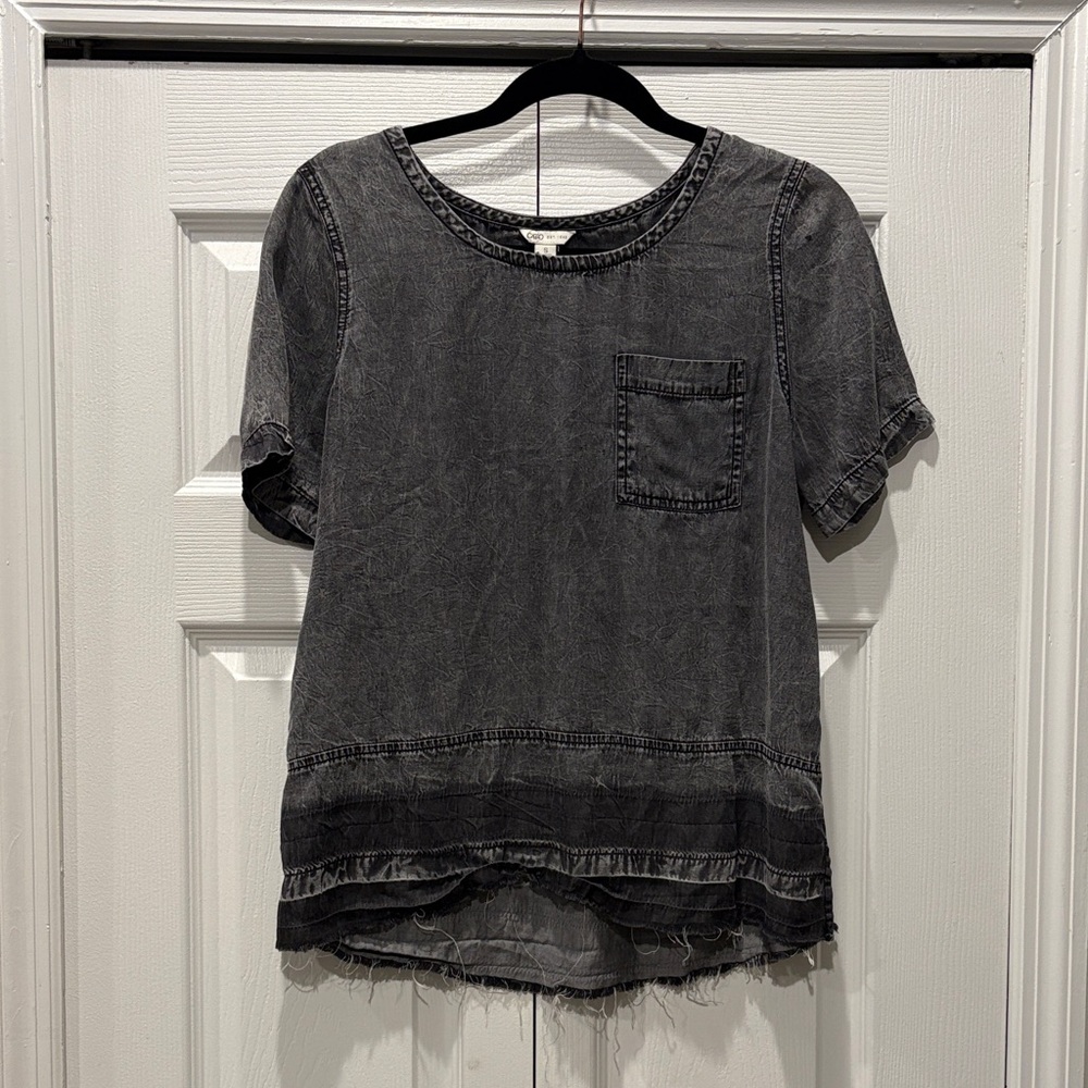 Cato Gray Short Sleeve Tee